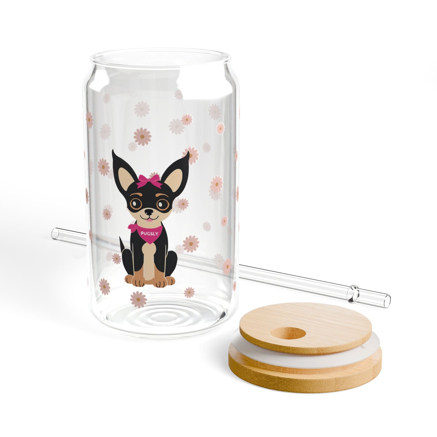 Pugsly's Sipper Glass