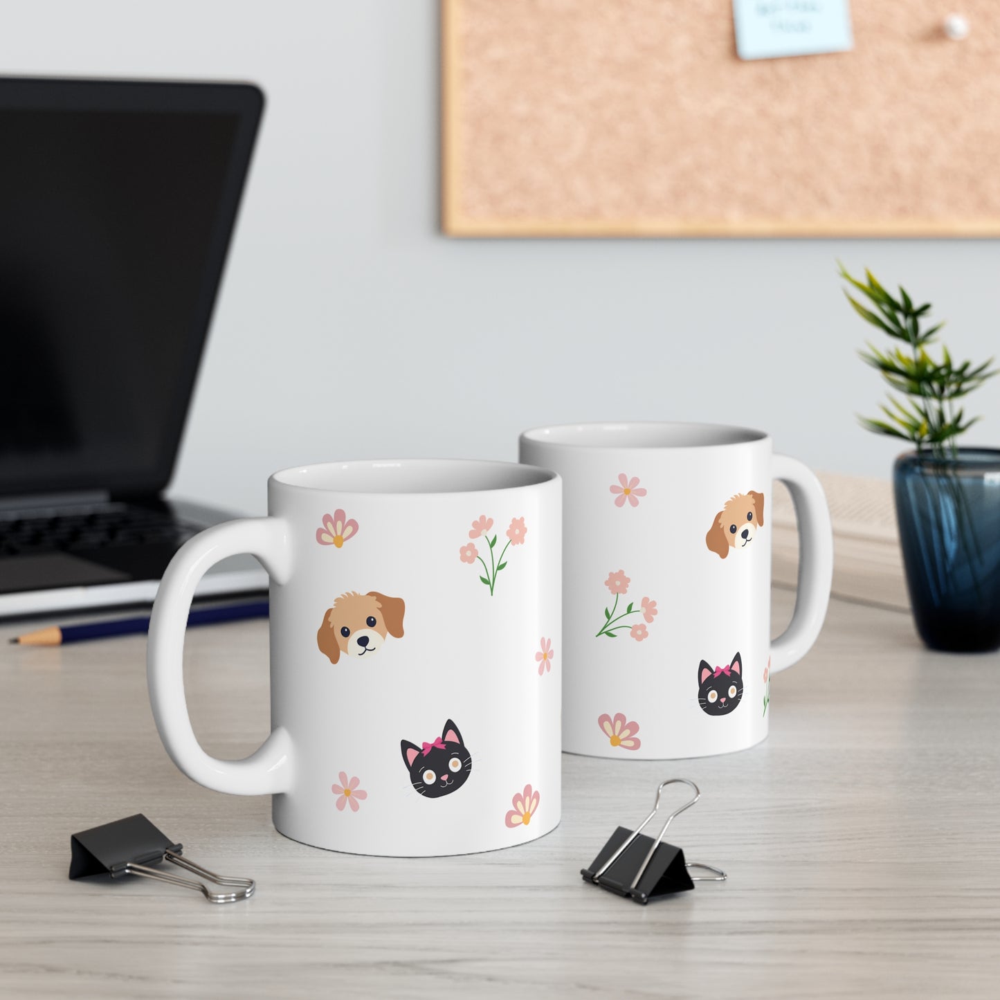 Archie & Luna's Flower Ceramic Mug
