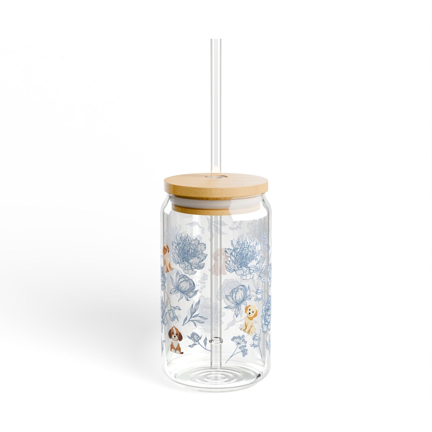 London Fog Doodle Pups Sipper Glass