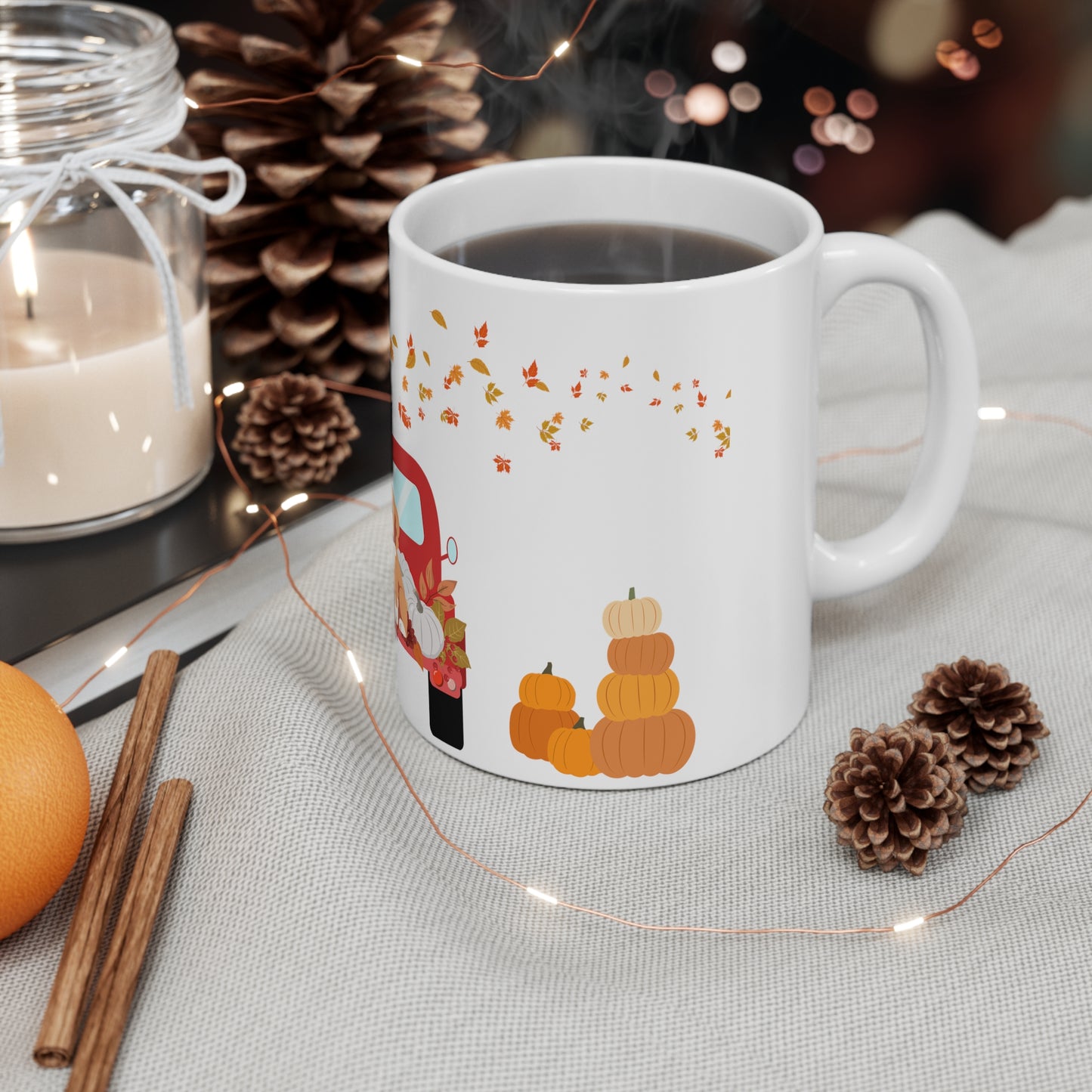 Pumpkin Season Ceramic Mug