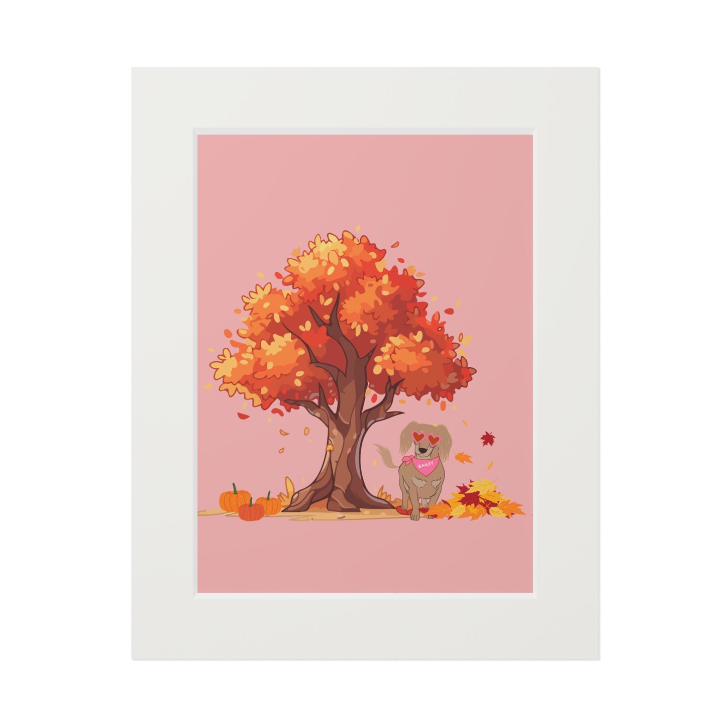 Bailey's Fine Art Print (Passepartout Paper Frame)