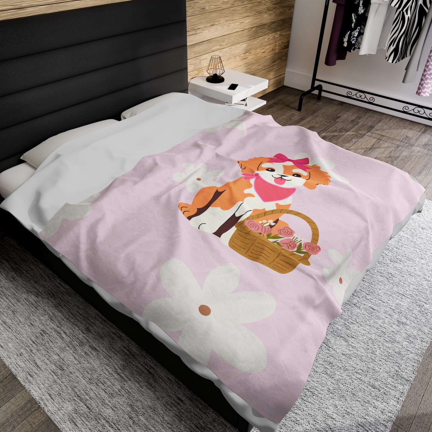 Flower Power Plush Blanket