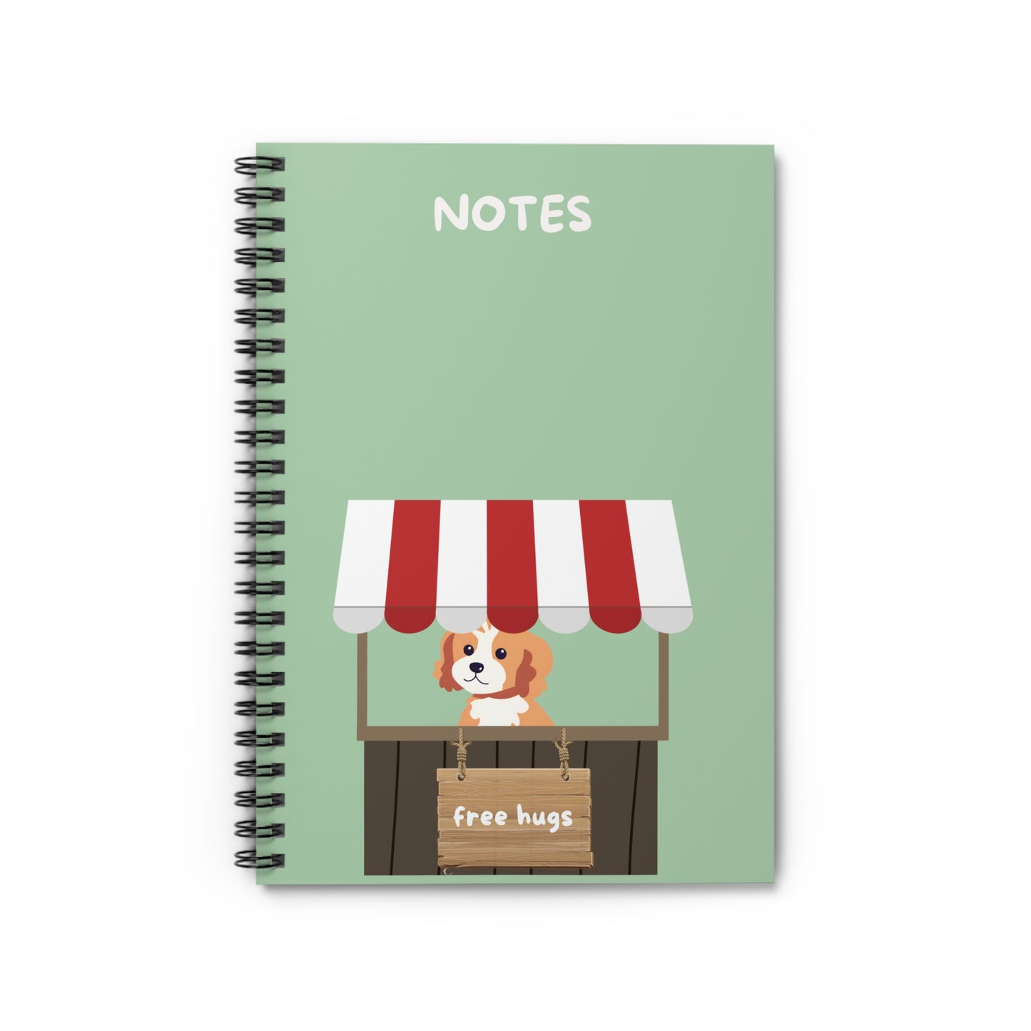 Free Hugs Spiral Notebook