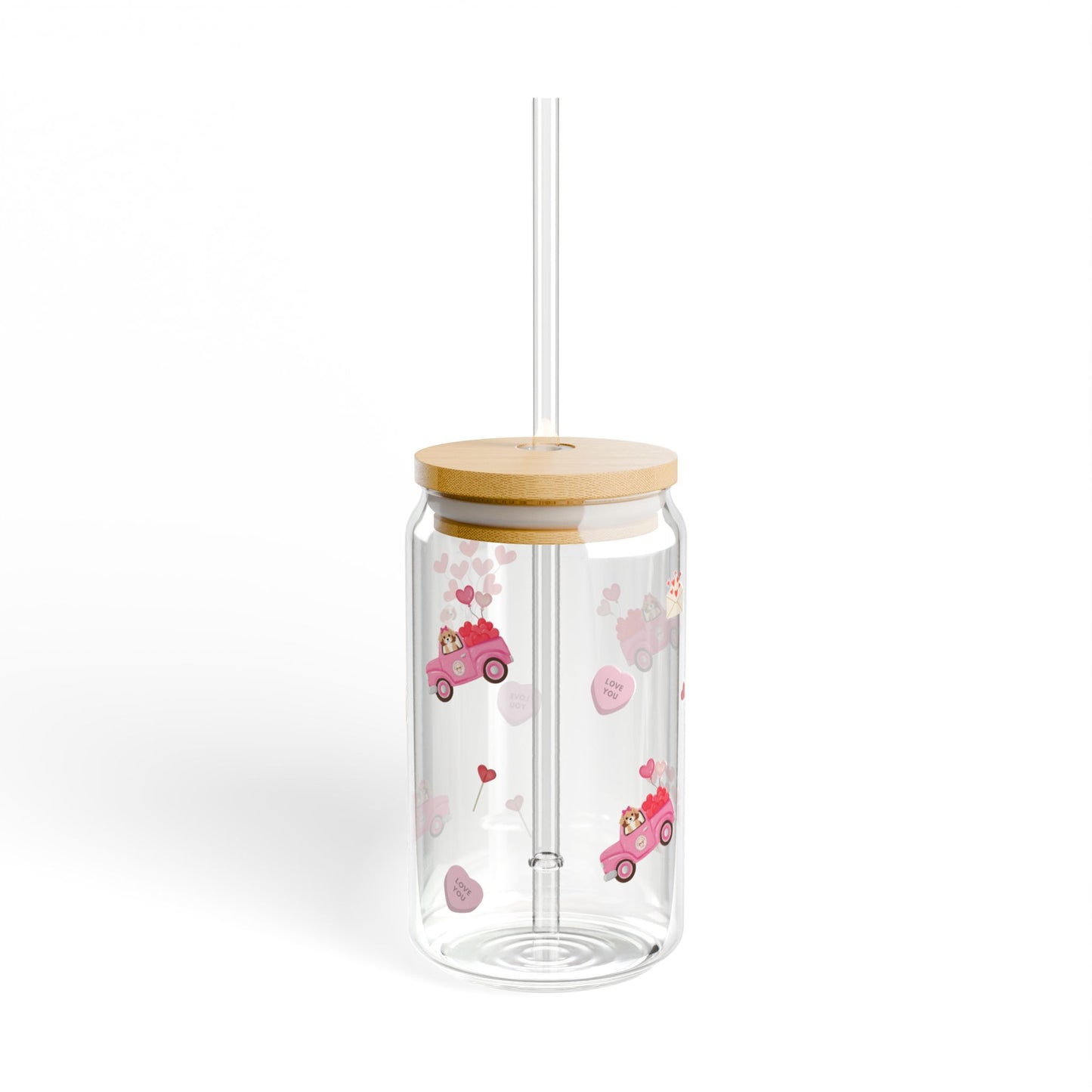 Doodle Be Mine Sipper Glass