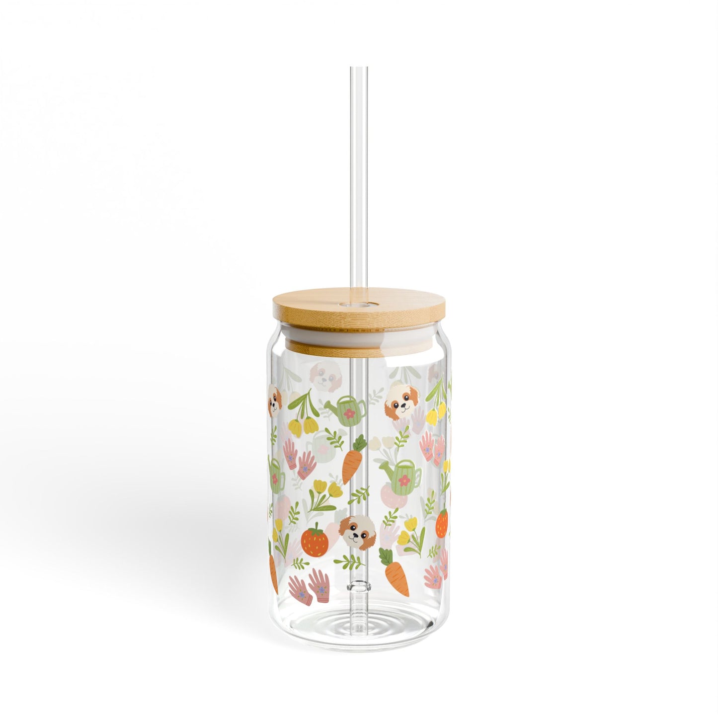 Gardening Fruit Pup Sipper Glass