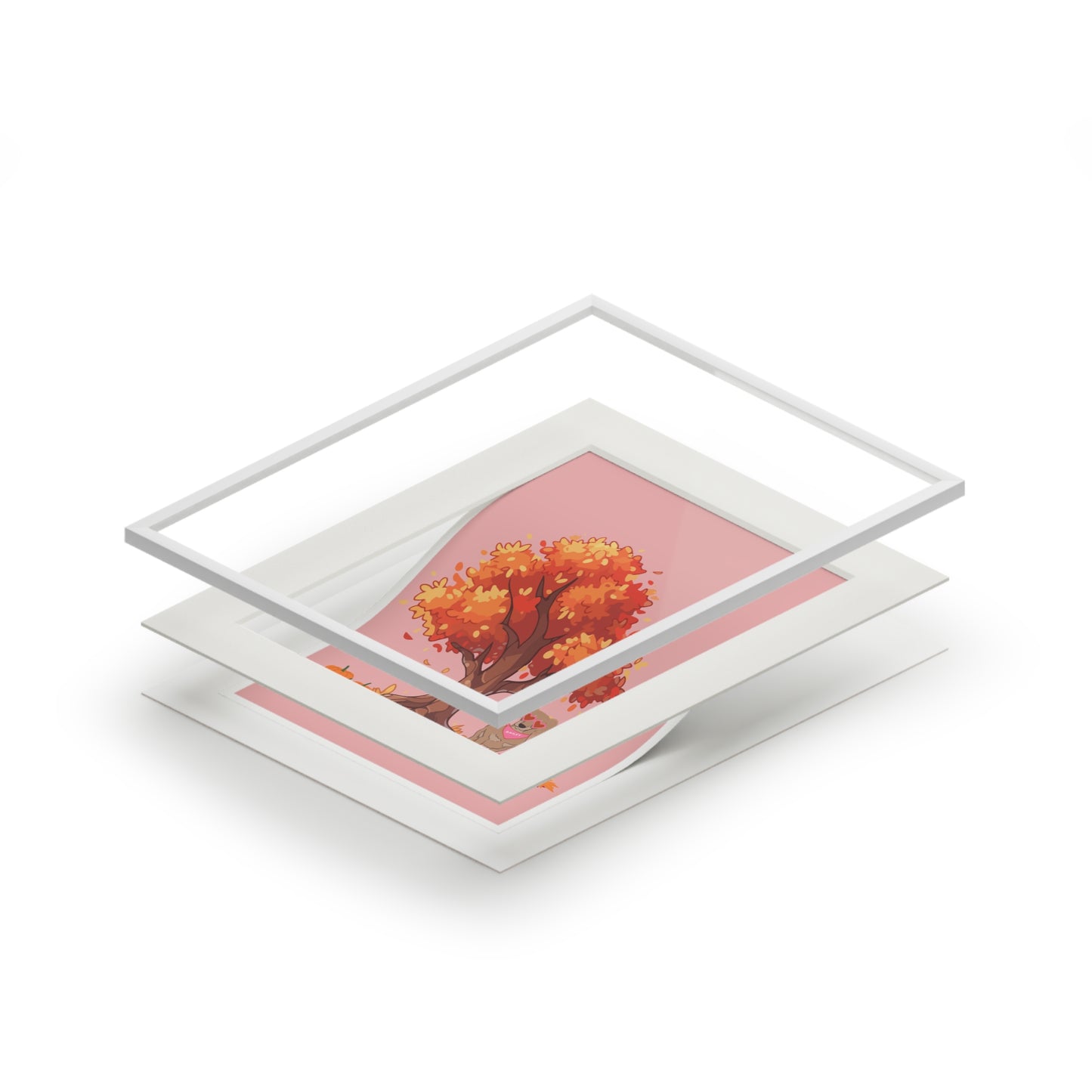 Bailey's Fine Art Print (Passepartout Paper Frame)