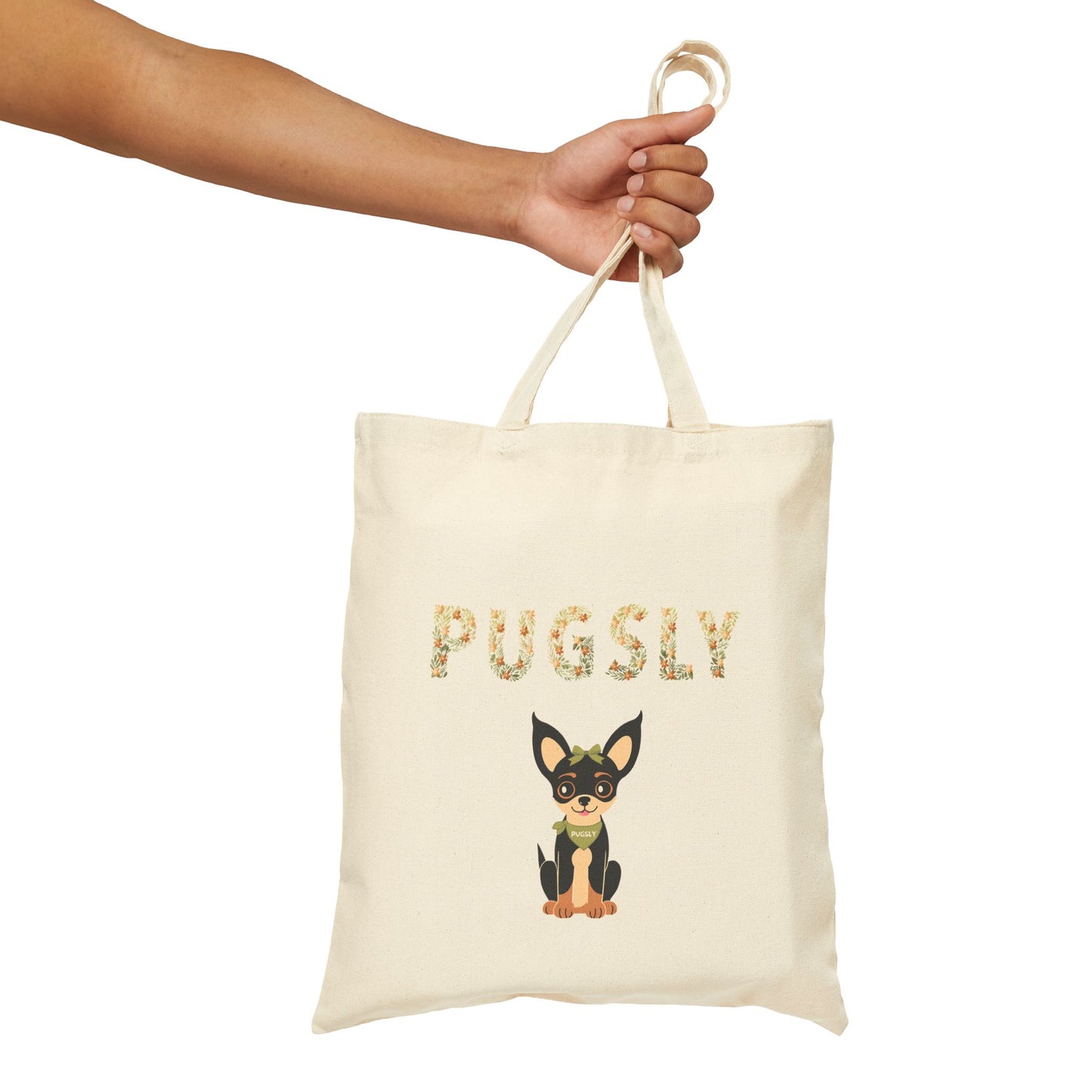 Pugsly's Canvas Tote Bag