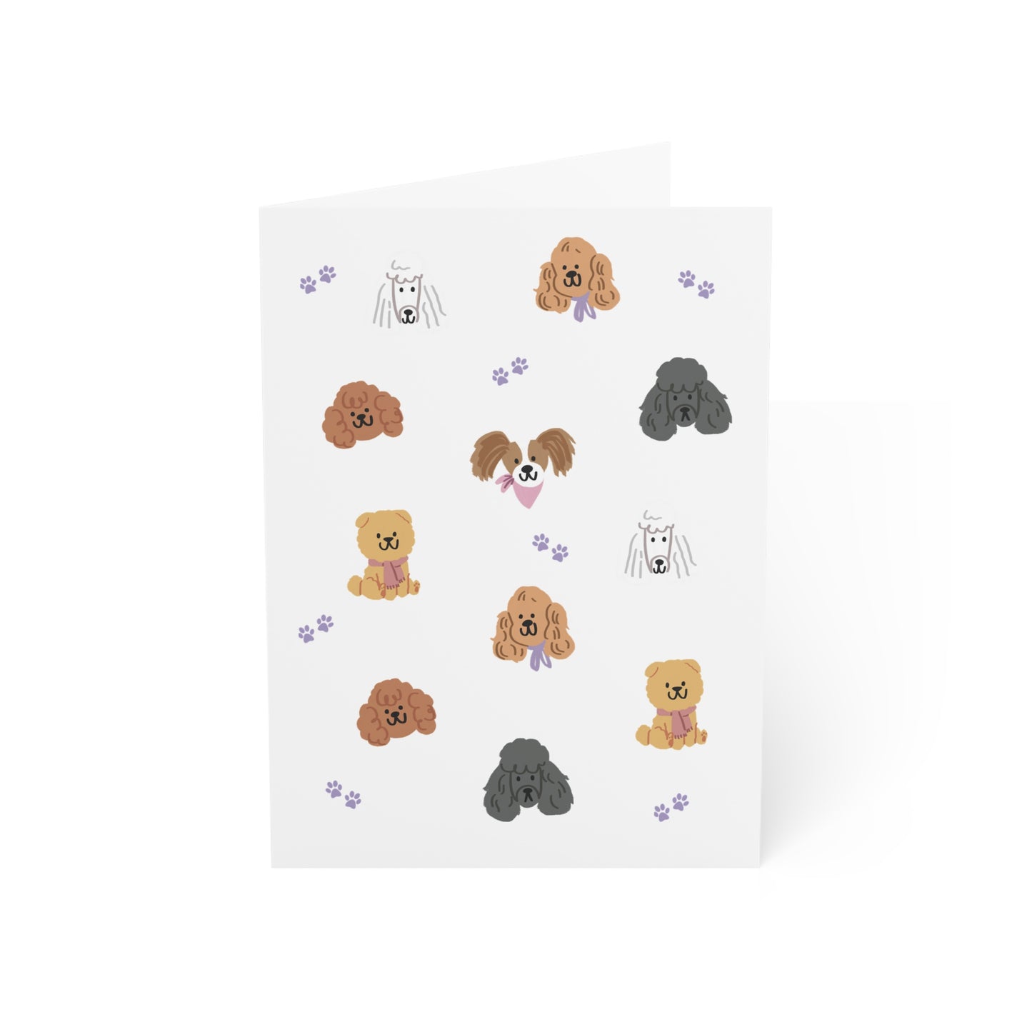 Poodle Pawty Greeting Cards
