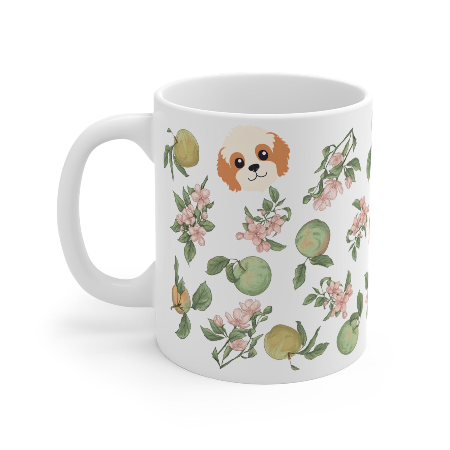 Autumn Apple Cavapoo Ceramic Mug