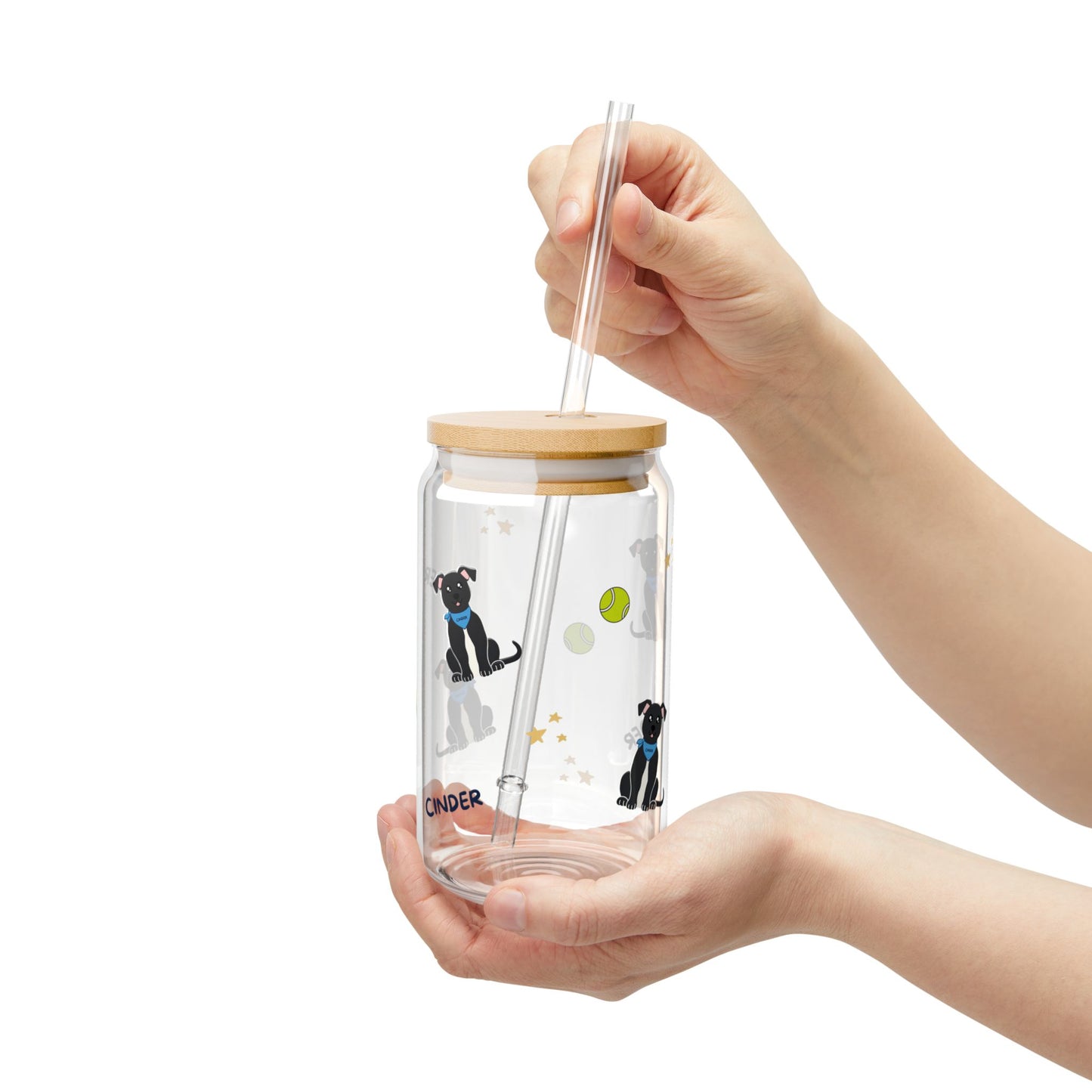 Cinder's Sipper Glass