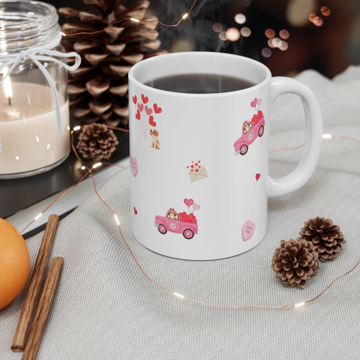 Doodle Be Mine Ceramic Mug