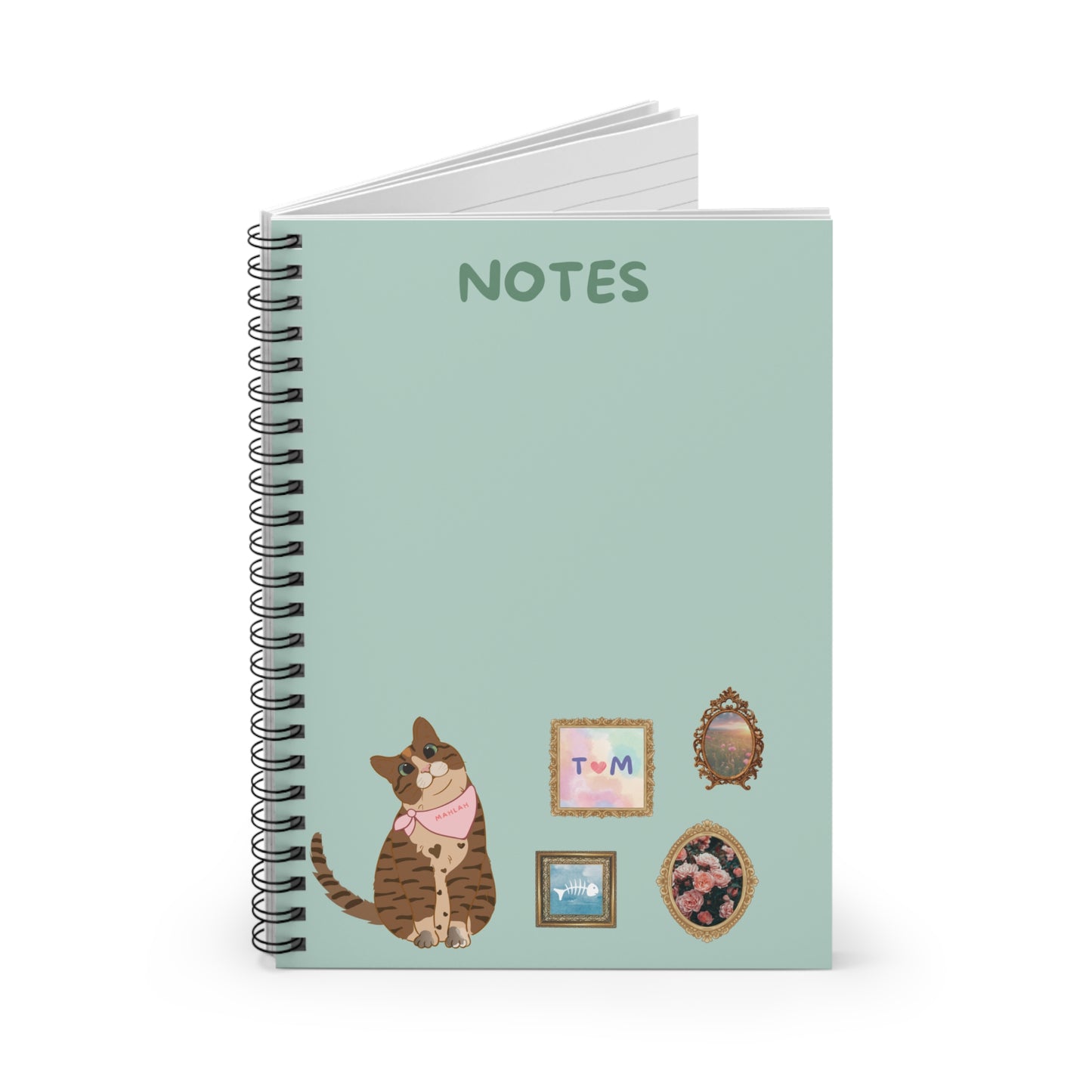 Mahlah's Wall Spiral Notebook - Ruled Line