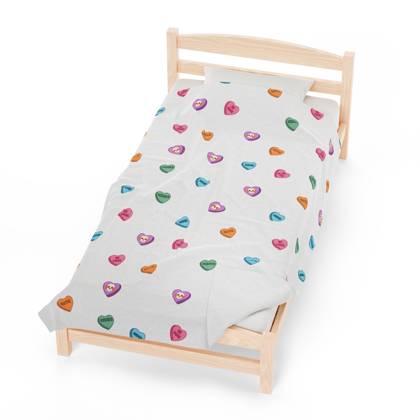 Cavapoo Kisses Plush Blanket