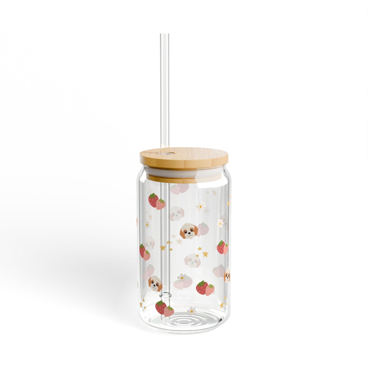 Maisie's Strawberry Delight Sipper Glass