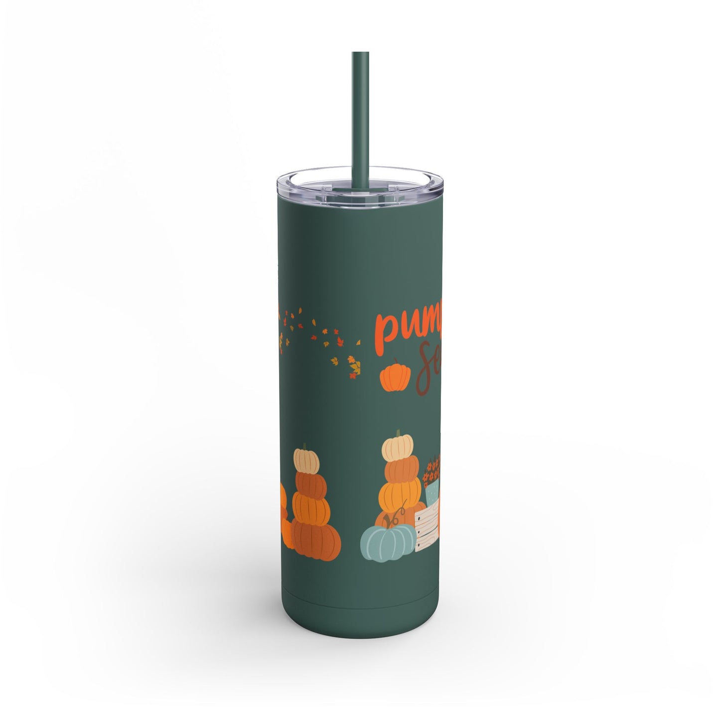 Pumpkin Season Skinny Matte Tumbler