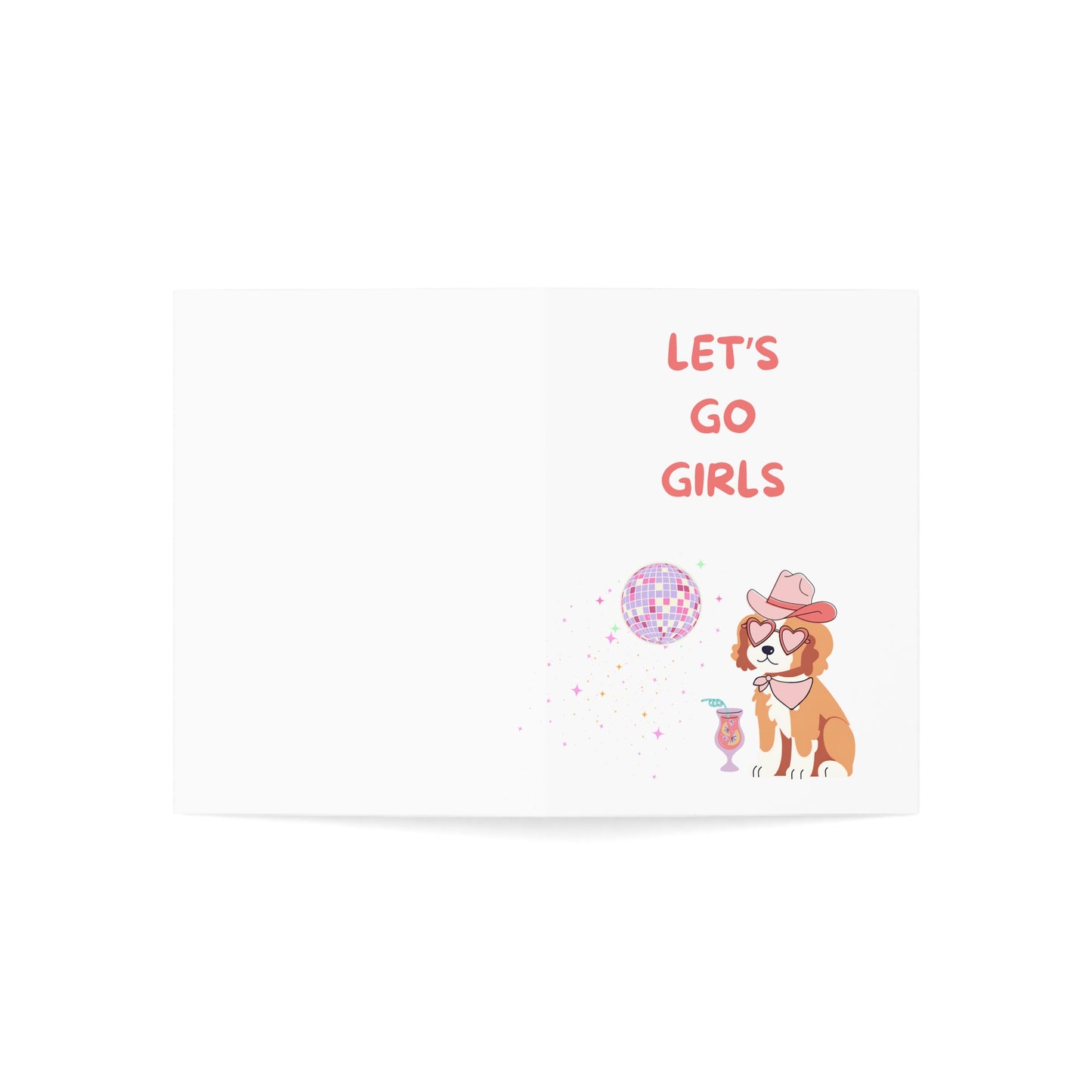 Let's Go Girls Greeting Cards