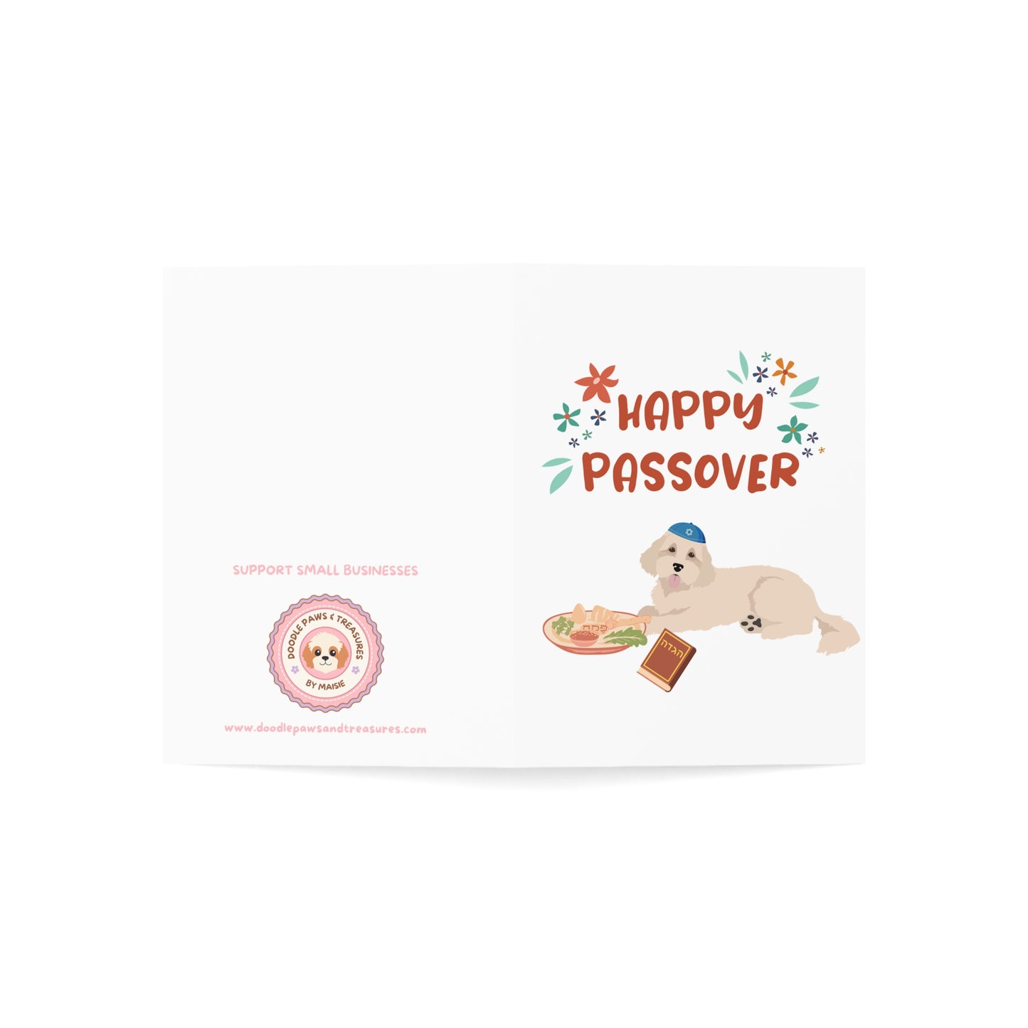 Passover Poodle Greeting Cards