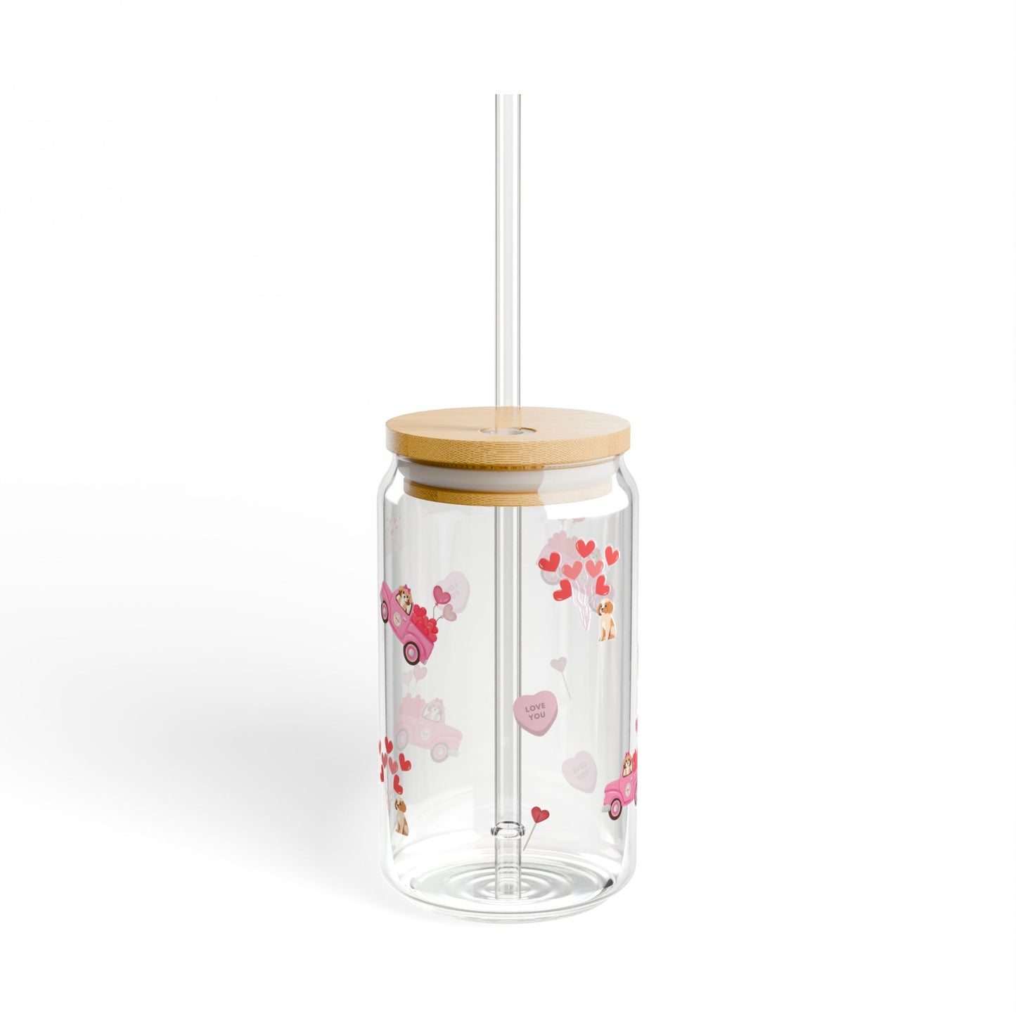 Doodle Be Mine Sipper Glass