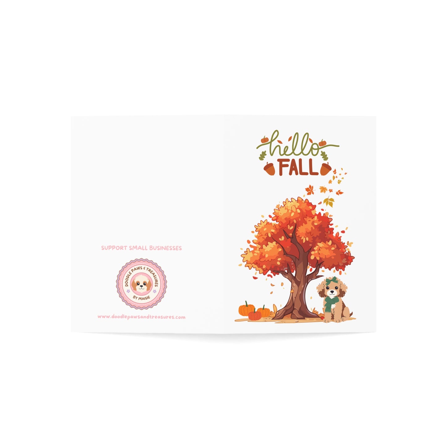 Fall Leaves Greeting Cards