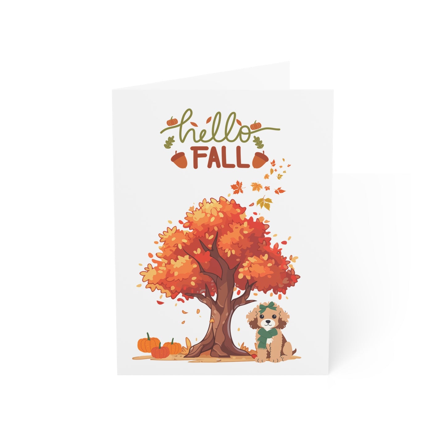 Fall Leaves Greeting Cards