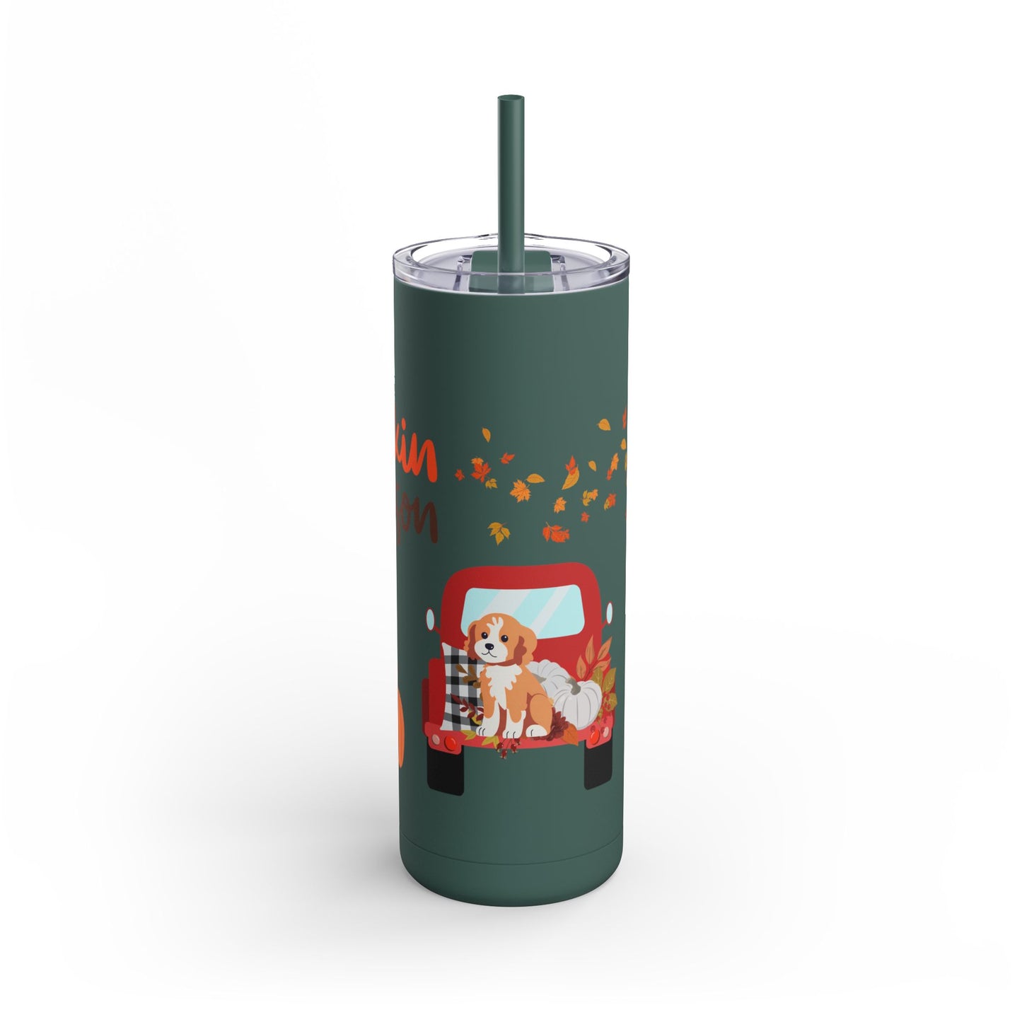 Pumpkin Season Skinny Matte Tumbler