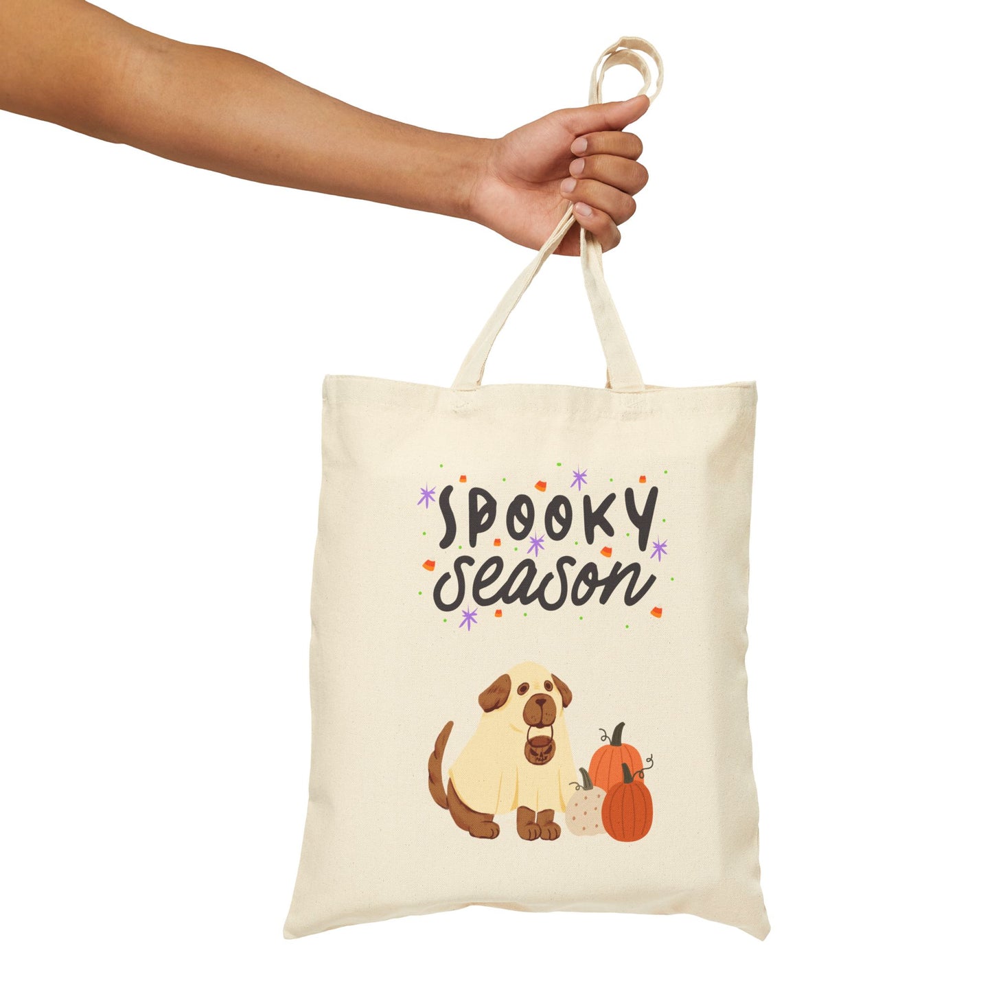 Spooky Season Canvas Tote Bag
