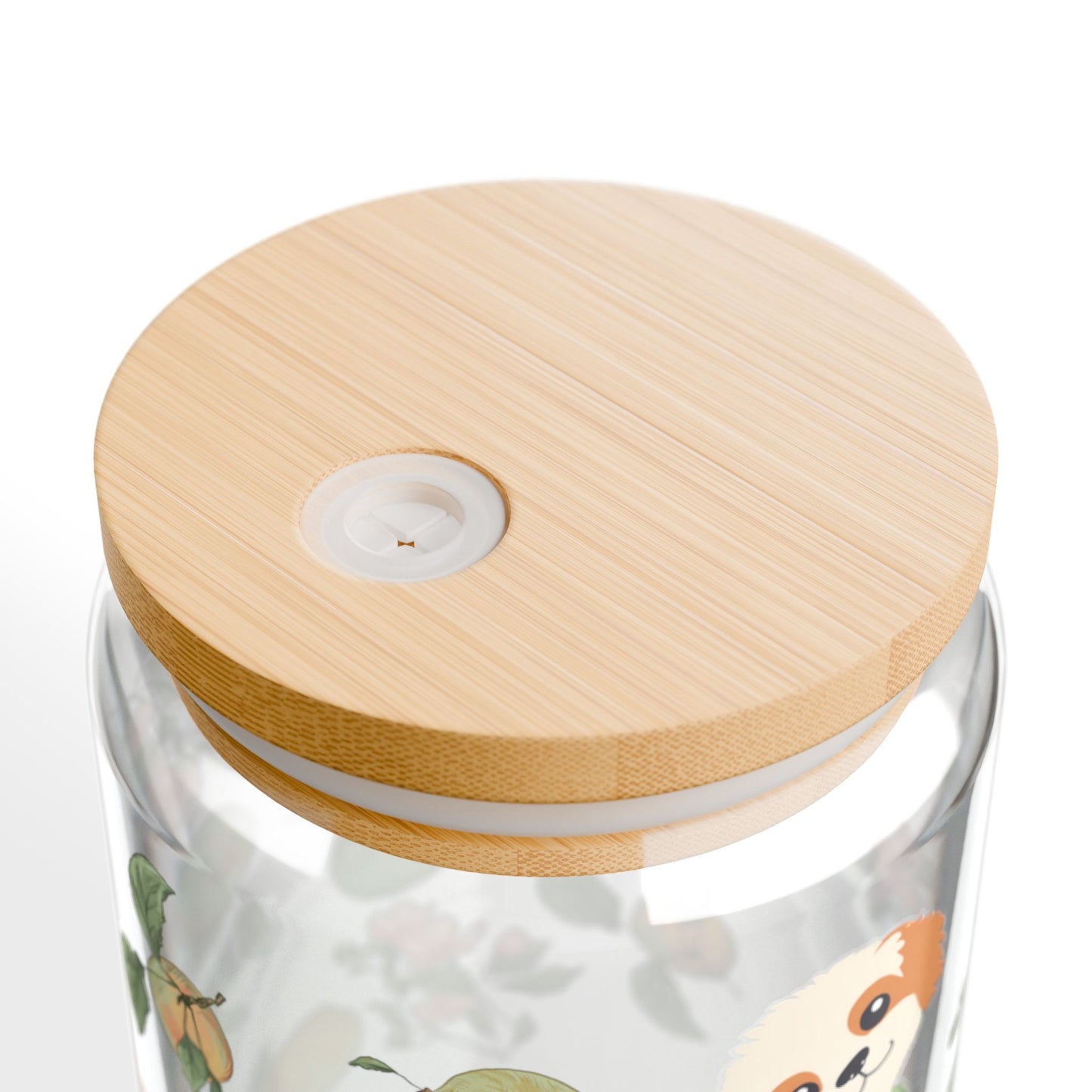 Autumn Apple Cavapoo Sipper Glass