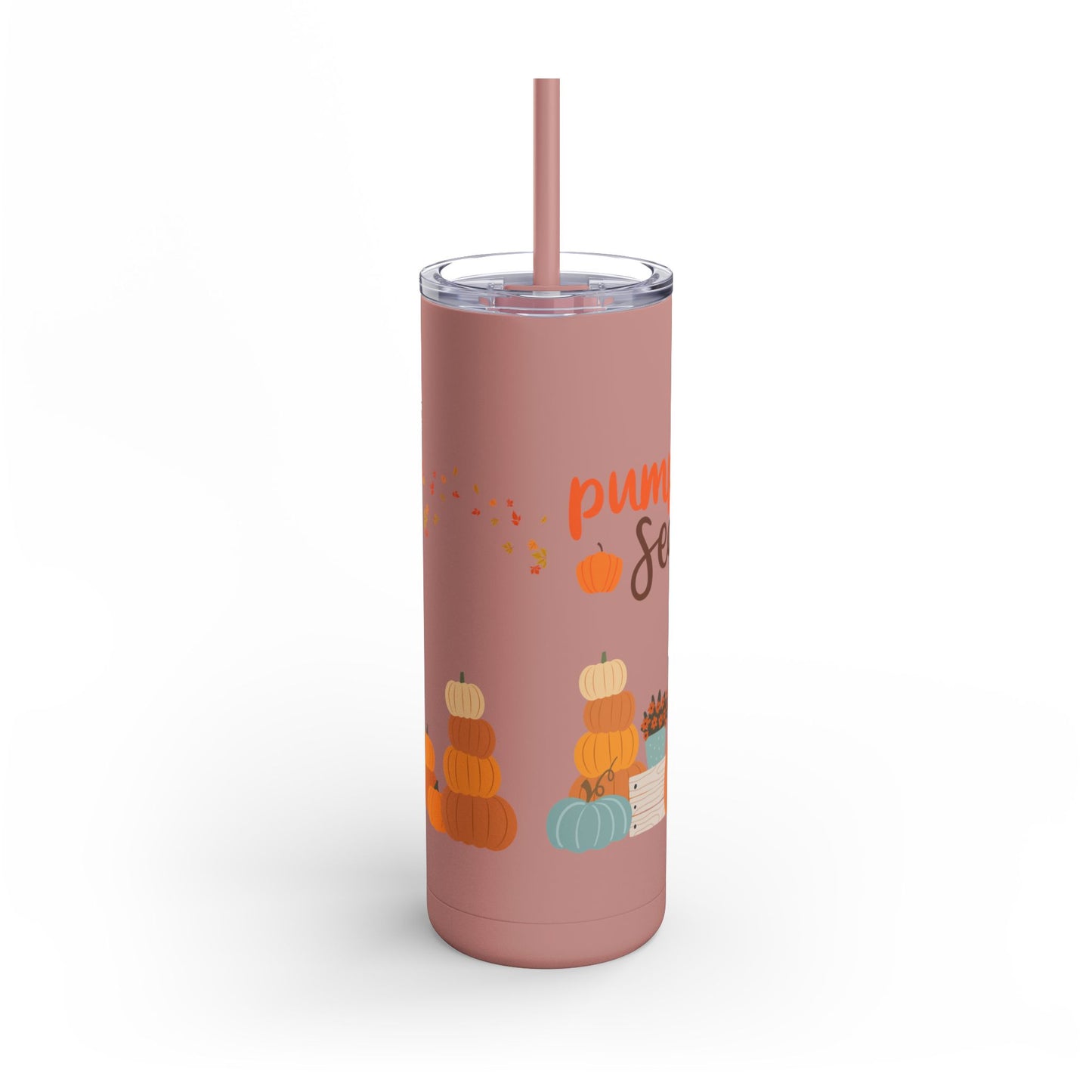 Pumpkin Season Skinny Matte Tumbler