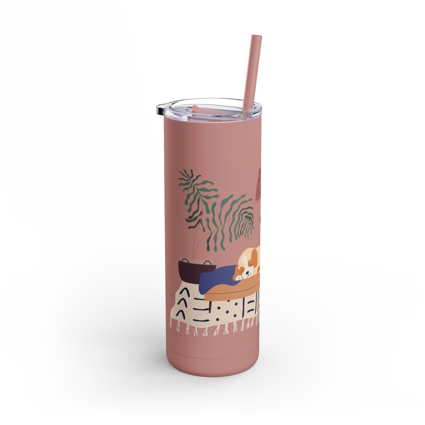 Cozy Pup Skinny Matte Tumbler