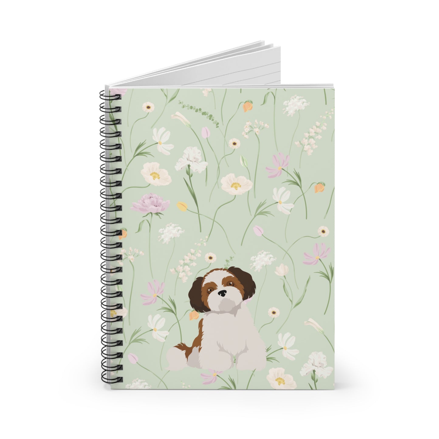 Brown Shih Tzu Puppy Notebook
