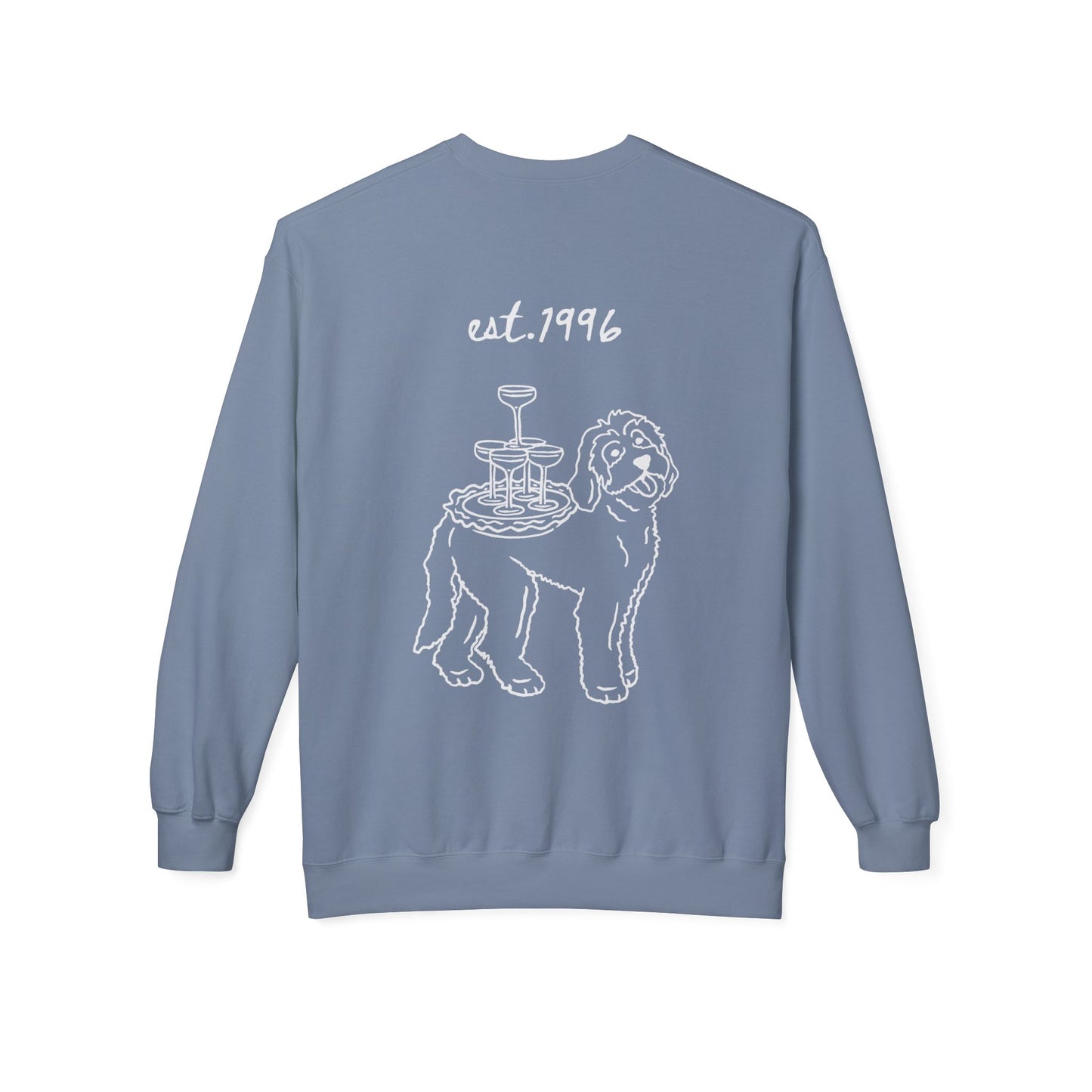 Copy of Crewneck Sweatshirt — Subtle Retro Cartoon 'Mom's Baby' Graphic