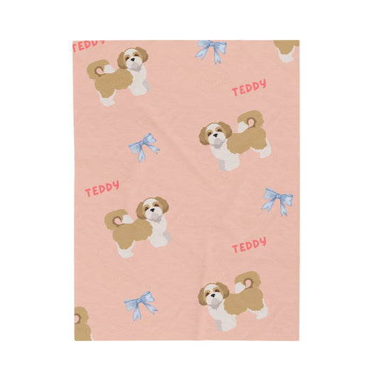 Teddy's Velveteen Plush Blanket