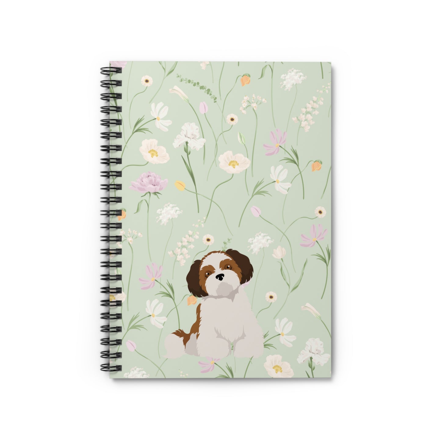 Brown Shih Tzu Puppy Notebook