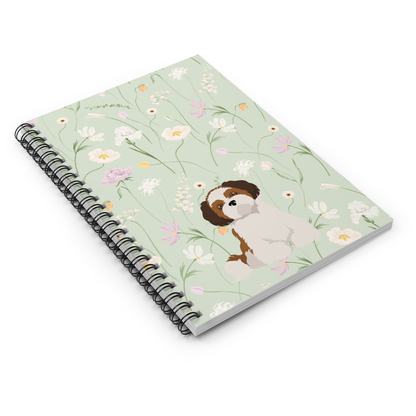 Brown Shih Tzu Puppy Notebook
