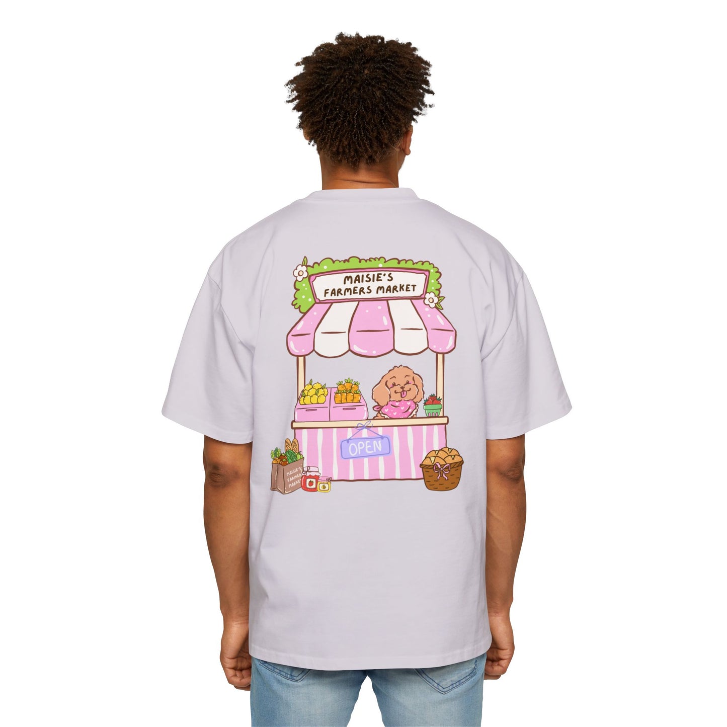 Farmers Market Graphic Tee — 'Maisie's Farmers Market' Cute Cart Stand T-Shirt