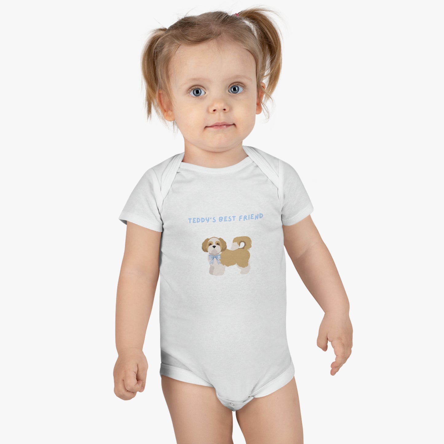 Teddy's BFF Baby Short Sleeve Onesie®